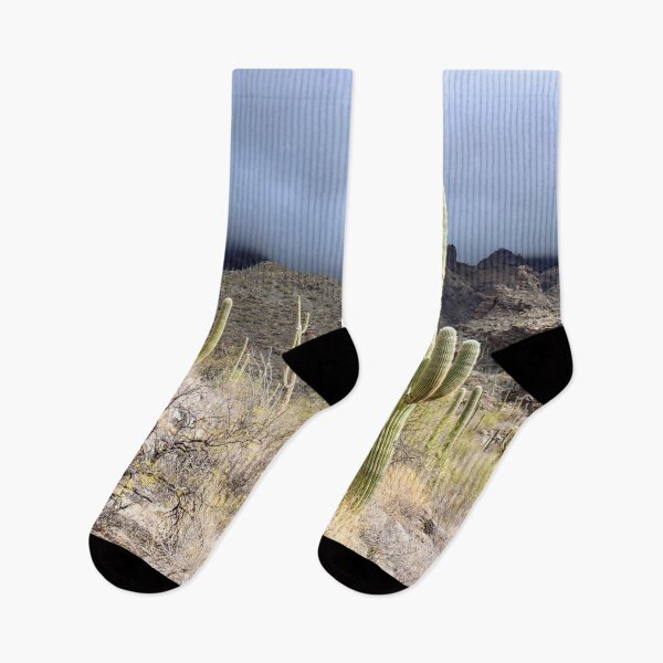 Item preview, Saguaro Cactus Cloudy Catalina Mountain View designed and sold by simonjayphotos.