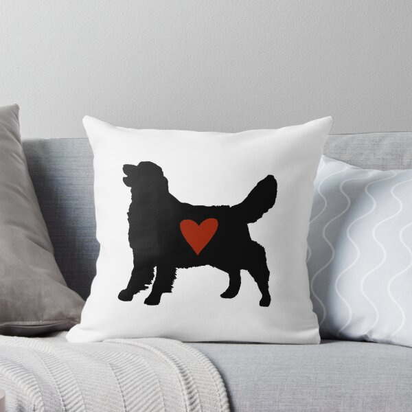 Item preview, Golden Retriever silhouette with red heart  designed and sold by BeccaKenDesigns.