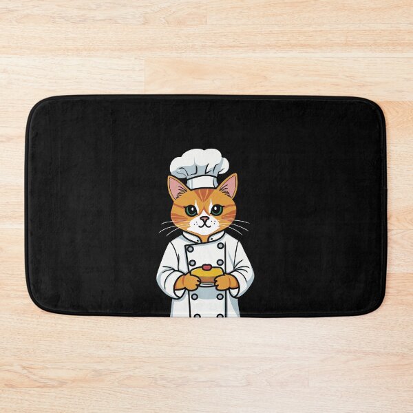 Item preview, Sweet Cook Cat – Adorable Culinary Cat Illustration designed and sold by Phoenix Art Studio.