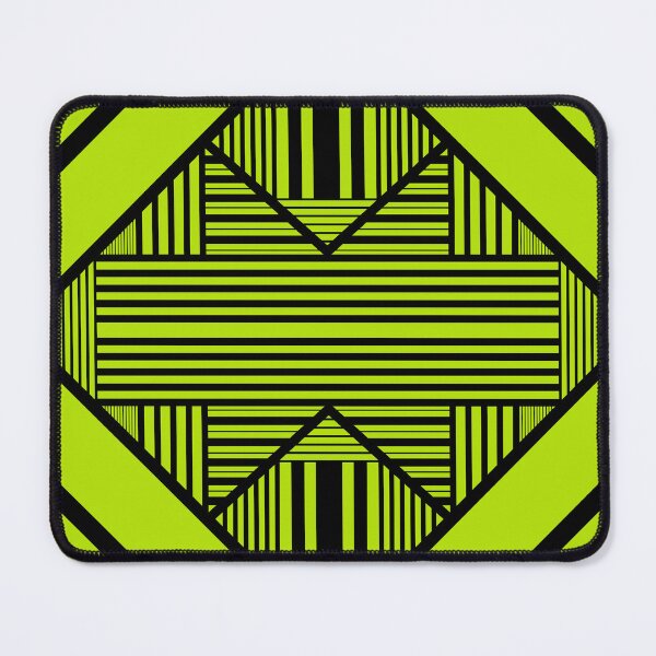 Item preview, Triangle stripes 2 in Bright Green and Black designed and sold by LAEC-Shop.
