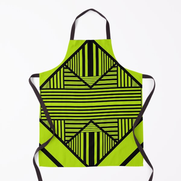 Item preview, Triangle stripes 2 in Bright Green and Black designed and sold by LAEC-Shop.