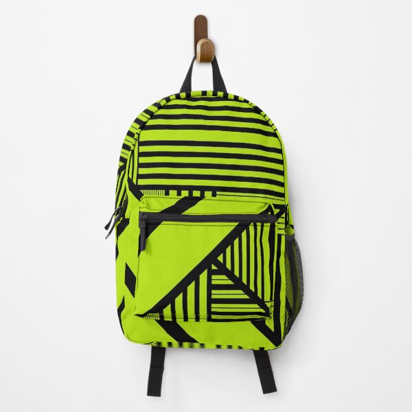Item preview, Triangle stripes 2 in Bright Green and Black designed and sold by LAEC-Shop.