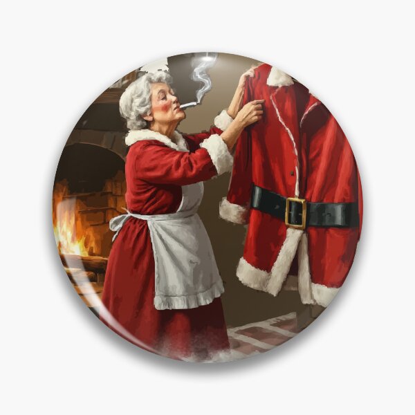 Item preview, He Gets the Letters. I Get the Laundry - Mrs.Clause designed and sold by Nin Tai.