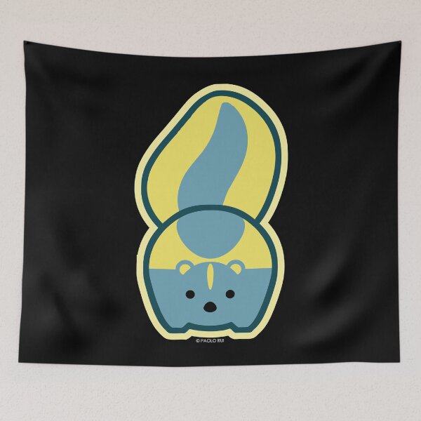 Item preview, Jolly Critters 1 (blue) - Skunk 2 designed and sold by PaoloRuiDesign.