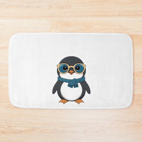 Item preview, Smart Glasses Penguin – Stylish Penguin with Glasses Illustration designed and sold by Phoenix Art Studio.