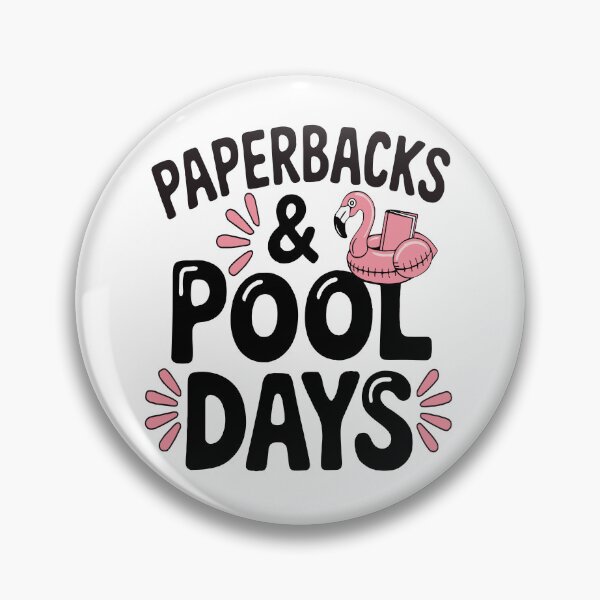 Item preview, Paperbacks and Pool Days, Reading by the Pool, Book Lovers designed and sold by PrintItStudio.