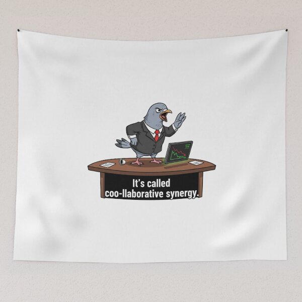Item preview, The Pigeon CEO – Coo-llaborative Synergy designed and sold by Whisky1111.