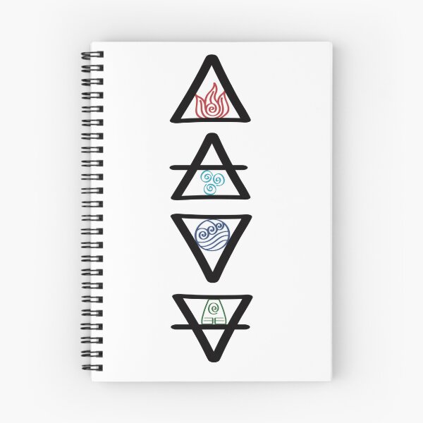 Item preview, The 4 Great Elements – Fire, Water, Air, Earth Illustration designed and sold by Phoenix Art Studio.