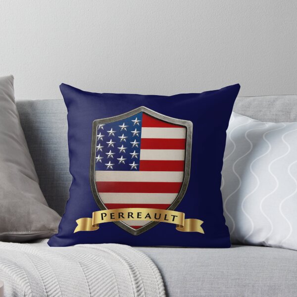 Item preview, Perreault Family USA Shield, Stars & Stripes Heritage Crest designed and sold by Highlandkings.