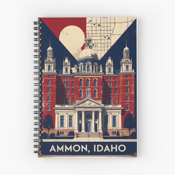 Item preview, Ammon Idaho 1950s USA Vintage Travel Tourism designed and sold by TravelersGems.