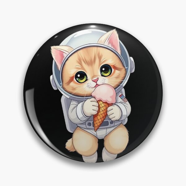 Item preview, Cat astronaut cartoon designed and sold by Filotecnia.