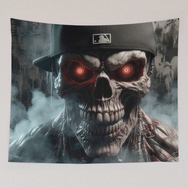 Item preview, "Infernal Street Skull" designed and sold by BlueB420.