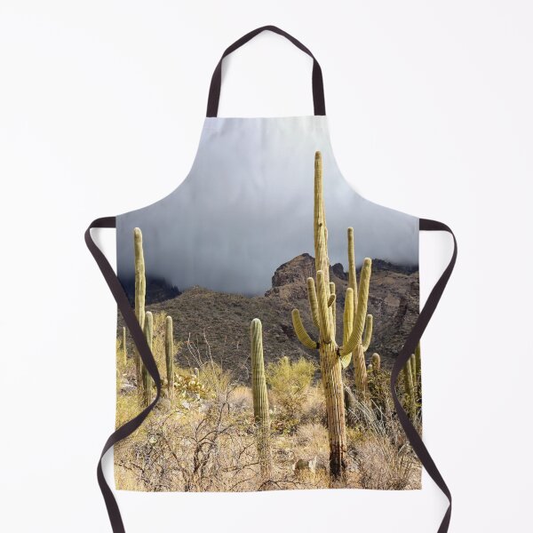 Item preview, Cloudy Catalina Mountains Stunning Saguaro Cacti designed and sold by simonjayphotos.