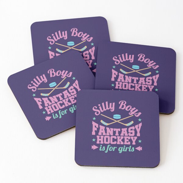 Item preview, Silly Boys Fantasy Hockey Is For Girls designed and sold by jaygo.