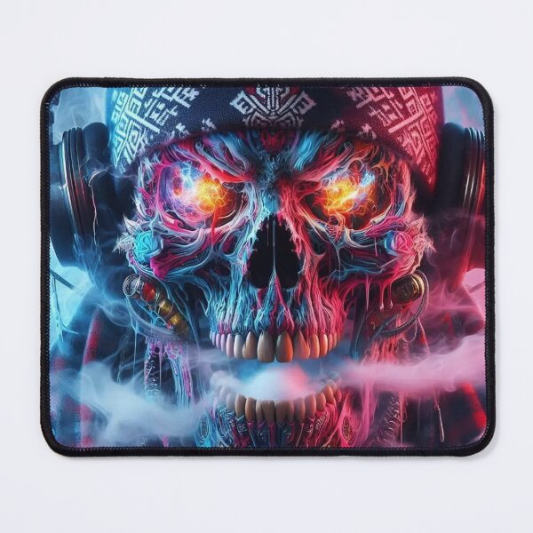 Item preview, Inferno Beats Skull – Cyber Street Fire designed and sold by BlueB420.