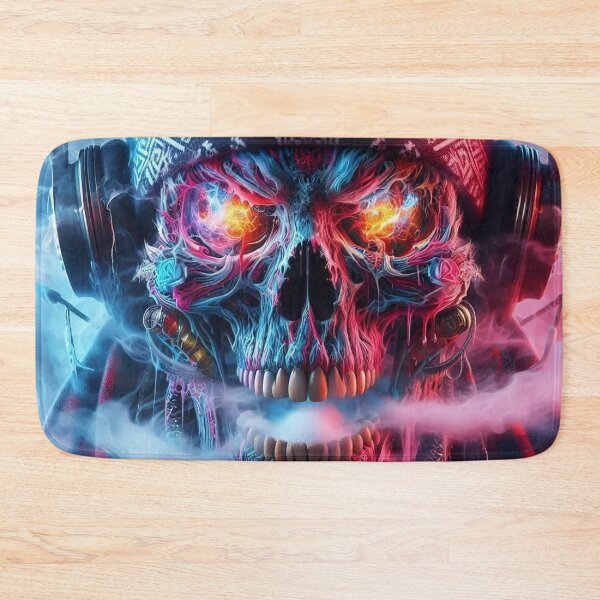Item preview, Inferno Beats Skull – Cyber Street Fire designed and sold by BlueB420.