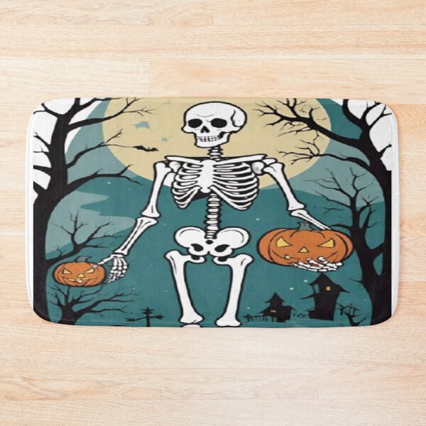 Item preview, Halloween skeleton with pumpkins. designed and sold by DaliaSabryTee.