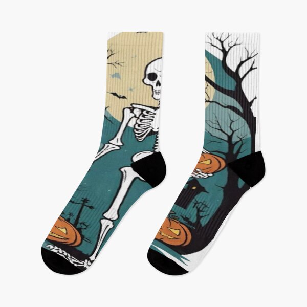 Item preview, Halloween skeleton with pumpkins. designed and sold by DaliaSabryTee.