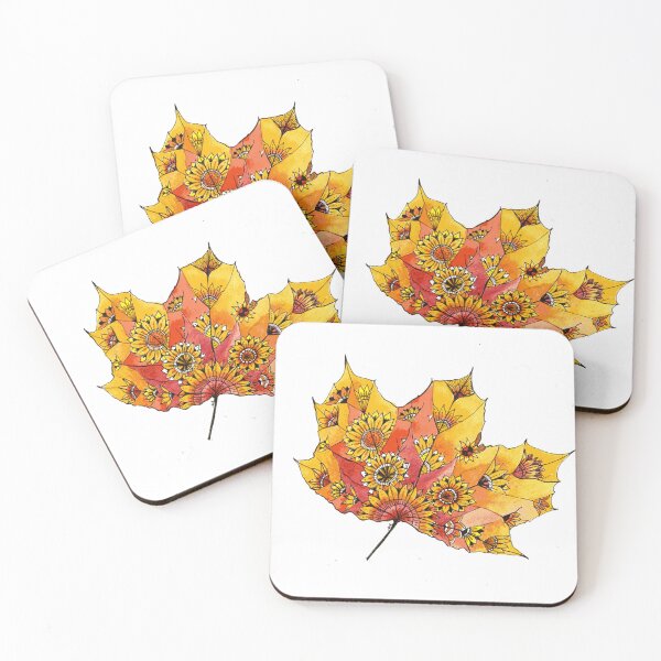Item preview, Maple Leaf Fall Art Doodle Design designed and sold by MaryAnneHarding.