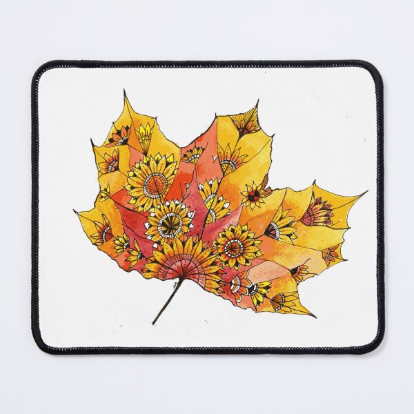 Item preview, Maple Leaf Fall Art Doodle Design designed and sold by MaryAnneHarding.