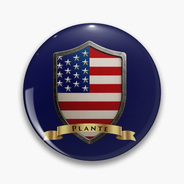 Item preview, Plante Family USA Shield, Stars & Stripes Heritage Crest designed and sold by Highlandkings.