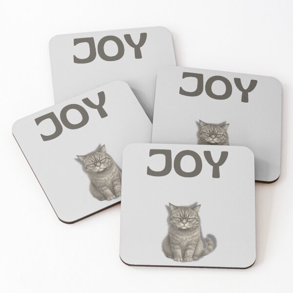 Item preview, “JOY” – Grumpy Cat Hyperrealistic Drawing designed and sold by catastrocat.
