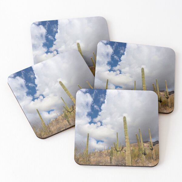 Item preview, Wonderful Clouds And Saguaro Cacti designed and sold by simonjayphotos.