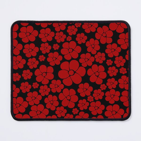 Item preview, Flower Pattern in Red and Black designed and sold by LAEC-Shop.