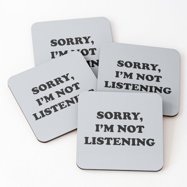 Item preview, Sorry, im not listening designed and sold by T-Shirt-Online.