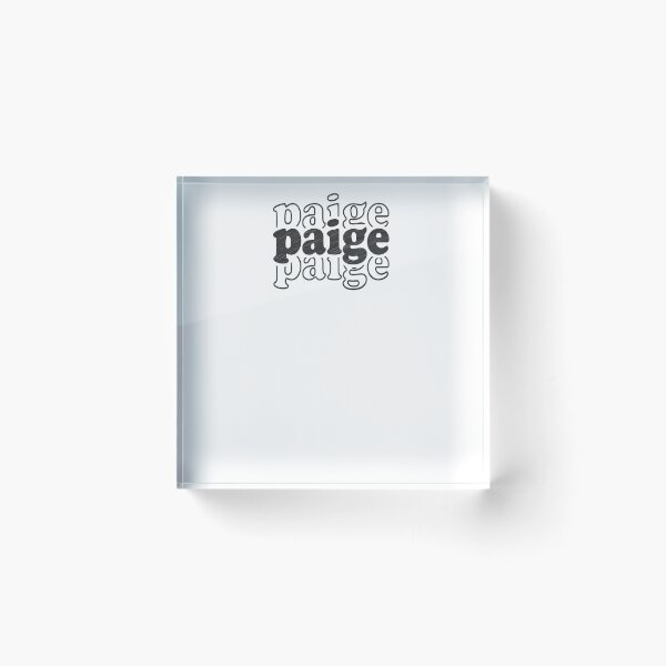 Item preview, Paige Name Personalized designed and sold by Oussinc.
