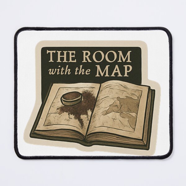 Item preview, the room with the map designed and sold by agirlypopshop.