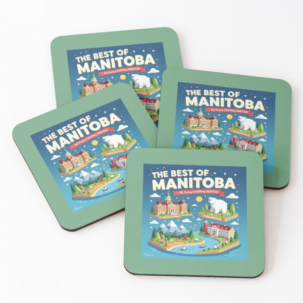 Item preview, The Best of Manitoba Canada – 3D Funny Sketch,  designed and sold by PaintMeWorld.