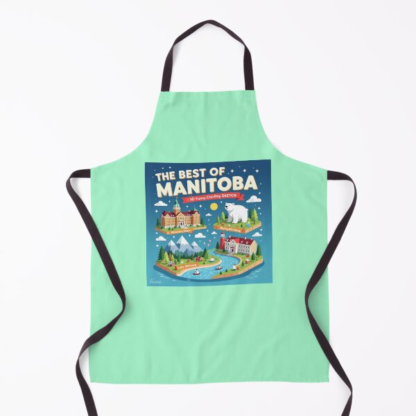 Item preview, The Best of Manitoba Canada – 3D Funny Sketch, designed and sold by PaintMeWorld.