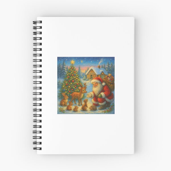 Item preview, agia do Natal na Floresta Encantada" designed and sold by Leonornature.