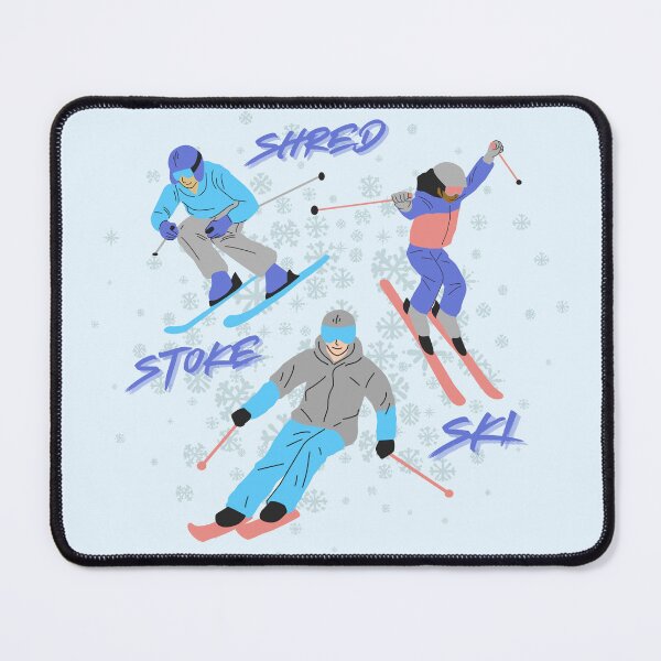 Item preview, Shred Stoke Ski designed and sold by TurquoiseBird.