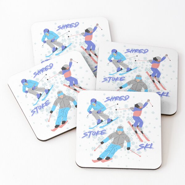 Item preview, Shred Stoke Ski designed and sold by TurquoiseBird.