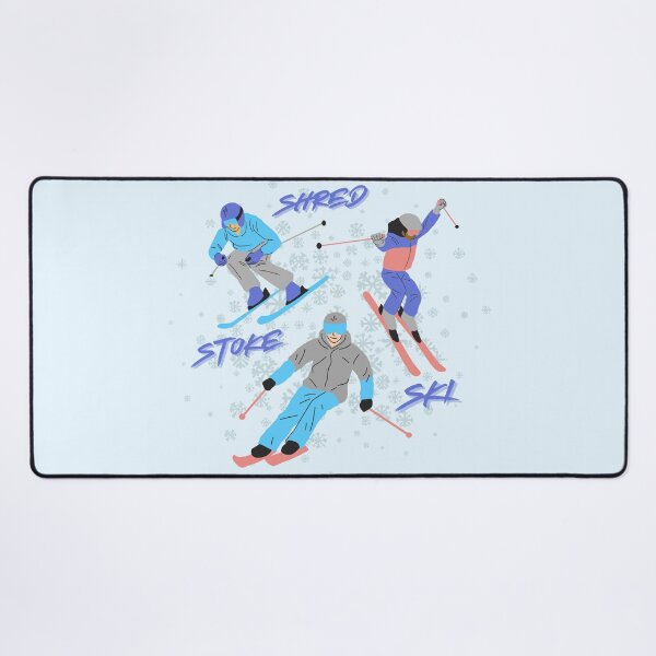 Item preview, Shred Stoke Ski designed and sold by TurquoiseBird.