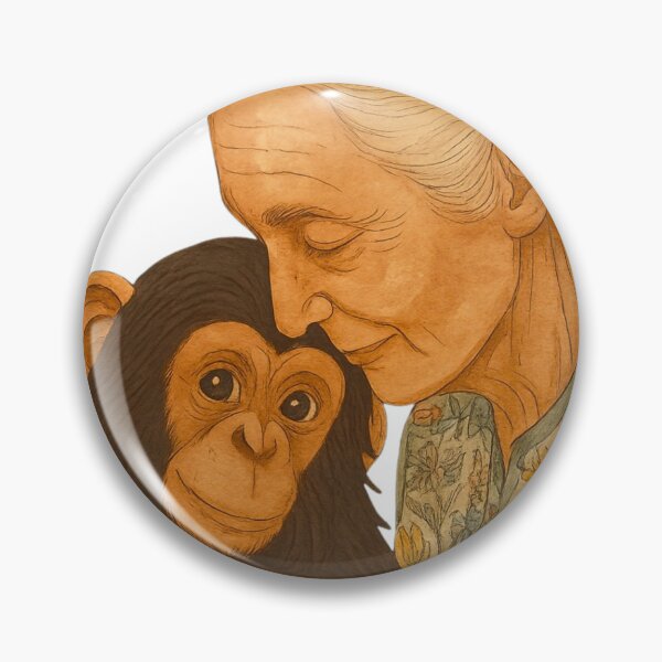 Item preview, Harmony of Souls – Dr. Jane Goodall and the Chimpanzee designed and sold by koreaInPrint.