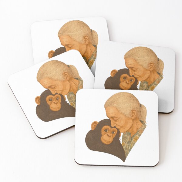 Item preview, Harmony of Souls – Dr. Jane Goodall and the Chimpanzee designed and sold by koreaInPrint.
