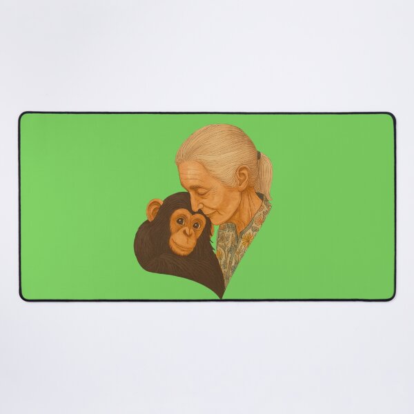 Item preview, Harmony of Souls – Dr. Jane Goodall and the Chimpanzee designed and sold by koreaInPrint.