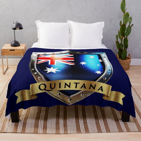 Item preview, Quintana Family Australia Shield, Heritage Crest of Honour designed and sold by Highlandkings.