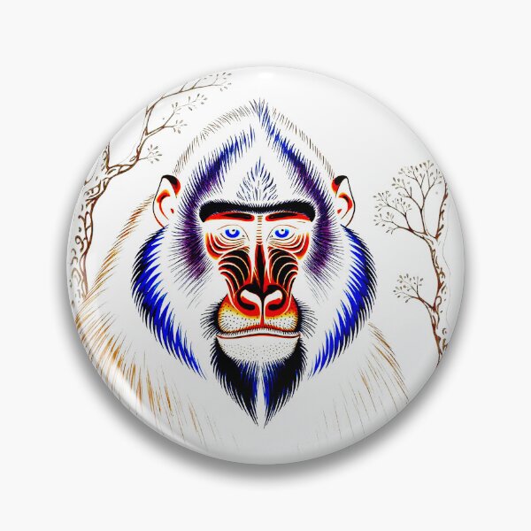 Item preview, Fierce Mandrill#1 designed and sold by Helios Be. Lavsh.