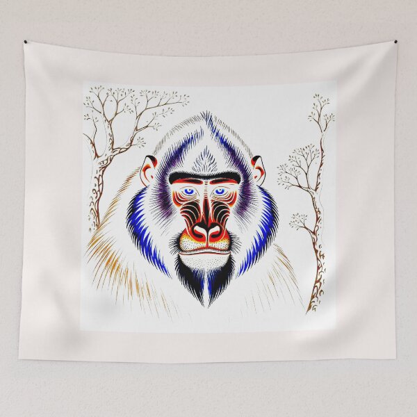 Item preview, Fierce Mandrill#1 designed and sold by Helios Be. Lavsh.