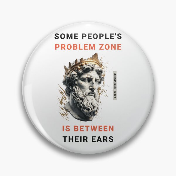 Item preview, Bust of an ancient philosopher with humorous wisdom - Graphic - White designed and sold by RMD-Design.