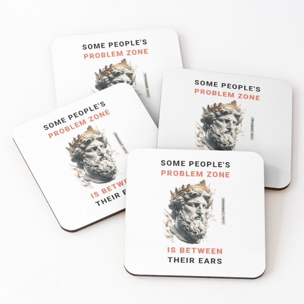 Item preview, Bust of an ancient philosopher with humorous wisdom - Graphic - White designed and sold by RMD-Design.