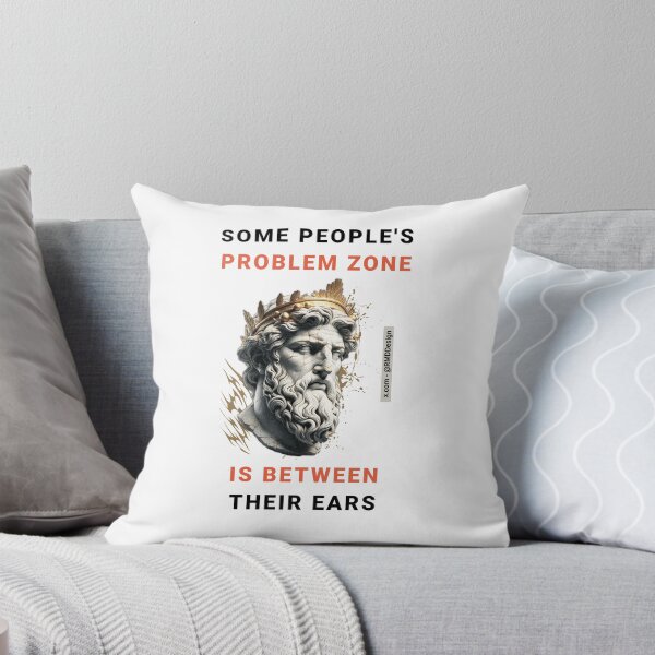 Item preview, Bust of an ancient philosopher with humorous wisdom - Graphic - White designed and sold by RMD-Design.