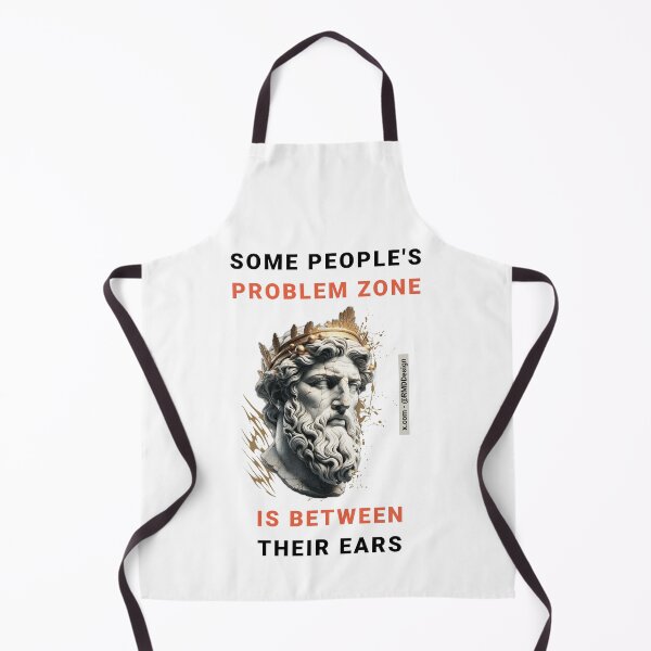 Item preview, Bust of an ancient philosopher with humorous wisdom - Graphic - White designed and sold by RMD-Design.