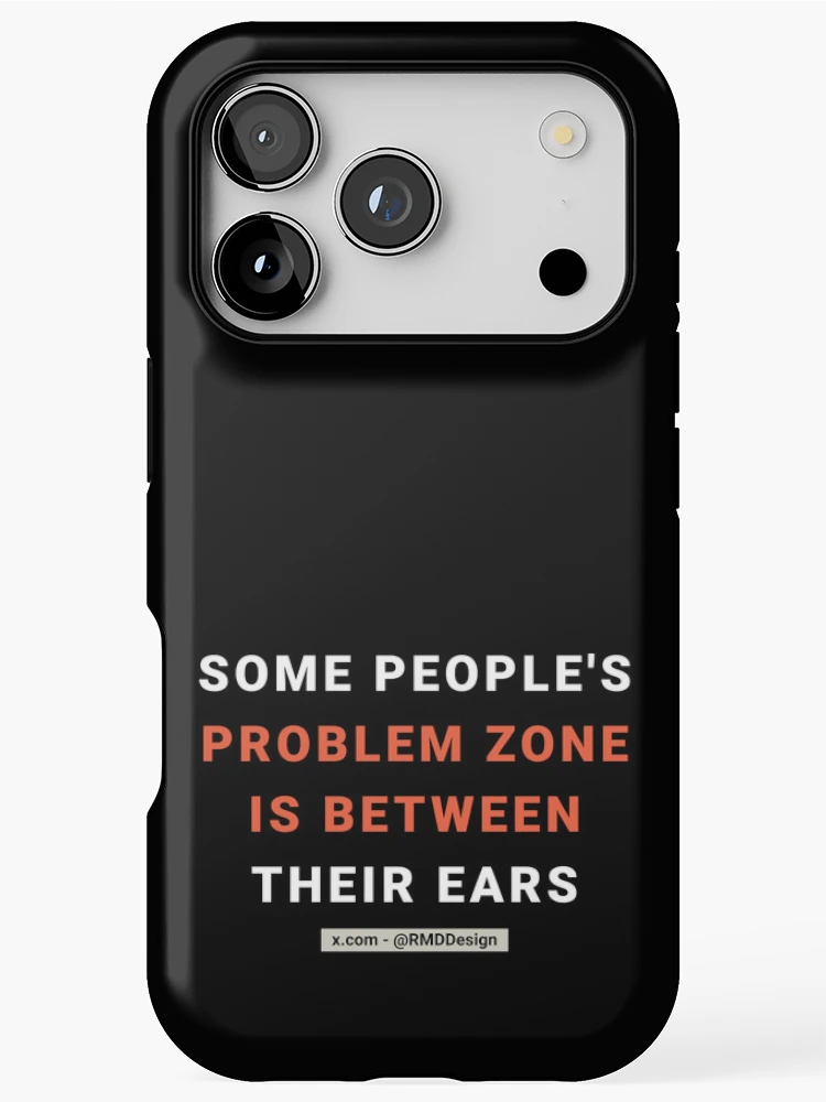 Thumbnail 1 of 4, iPhone Case, Humorous Wisdom - Text - Black designed and sold by RMD-Design.
