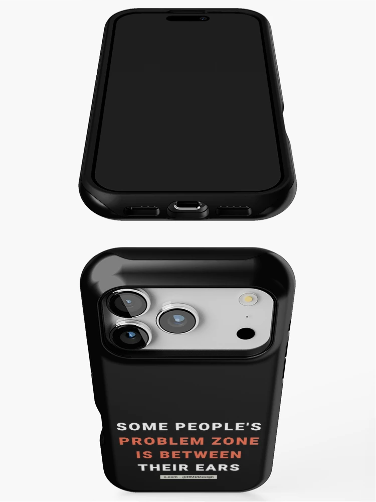 Thumbnail 3 of 4, iPhone Case, Humorous Wisdom - Text - Black designed and sold by RMD-Design.
