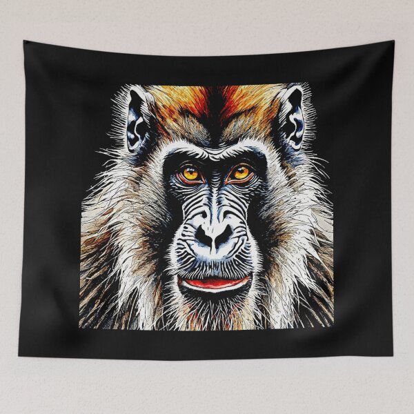 Item preview, Fierce Mandrill#3 designed and sold by Helios Be. Lavsh.